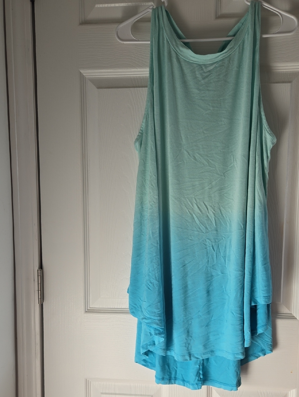 Lane Bryant Mint Ombre Sleeveless Tank